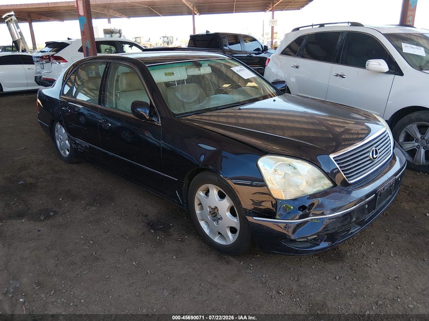 2003 Lexus Ls 430 VIN JTHBN30F030095193 IAAI salvage auction — SIDE, Salvage (Arizona), sold $800 on 2026-08-03 (photo 1)