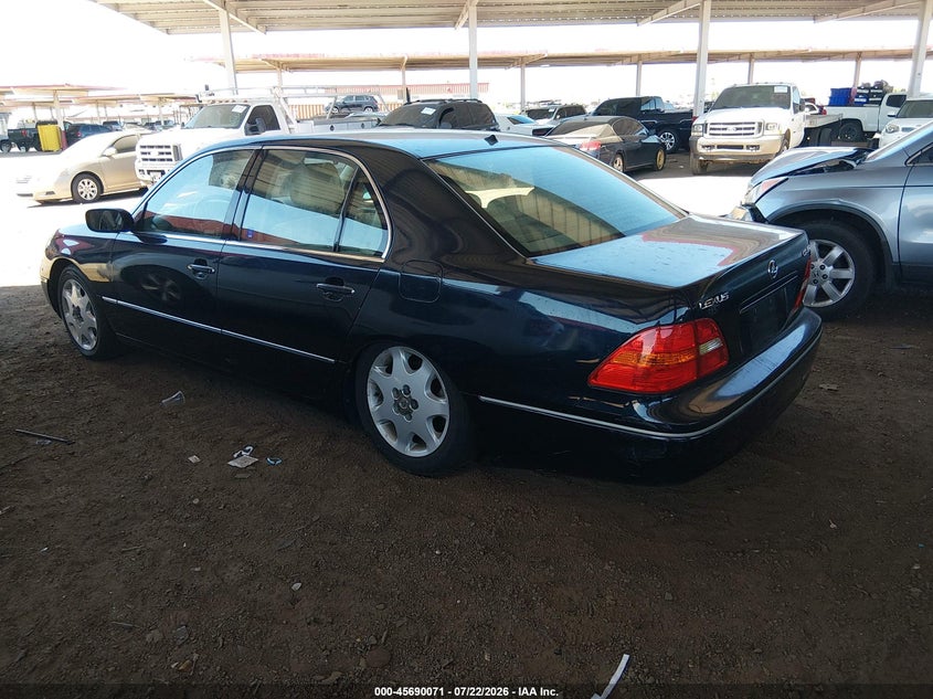 2003 Lexus Ls 430 VIN JTHBN30F030095193 IAAI salvage auction — SIDE, Salvage (Arizona), sold $800 on 2026-08-03 (photo 3)