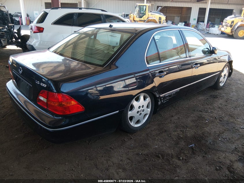 2003 Lexus Ls 430 VIN JTHBN30F030095193 IAAI salvage auction — SIDE, Salvage (Arizona), sold $800 on 2026-08-03 (photo 4)