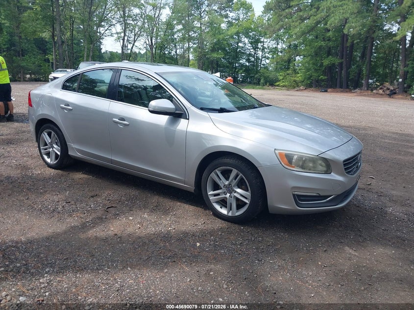 2014 Volvo S60 VIN YV1612FS5E2277566 IAAI salvage auction — NORMAL WEAR, Clear (Virginia), sold $25 on 2026-07-28 (photo 1)