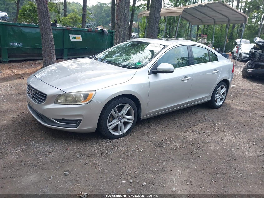 2014 Volvo S60 VIN YV1612FS5E2277566 IAAI salvage auction — NORMAL WEAR, Clear (Virginia), sold $25 on 2026-07-28 (photo 2)
