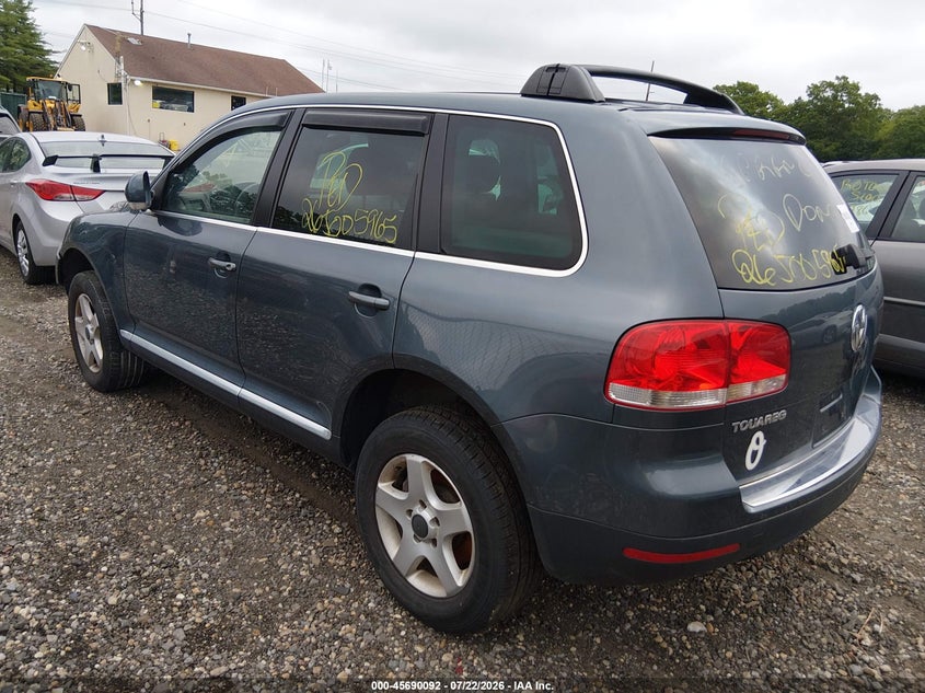 2005 Volkswagen Touareg VIN WVGBG77L65D018253 IAAI salvage auction — REAR END, Bill Of Sale (New York), sold $450 on 2026-08-04 (photo 3)
