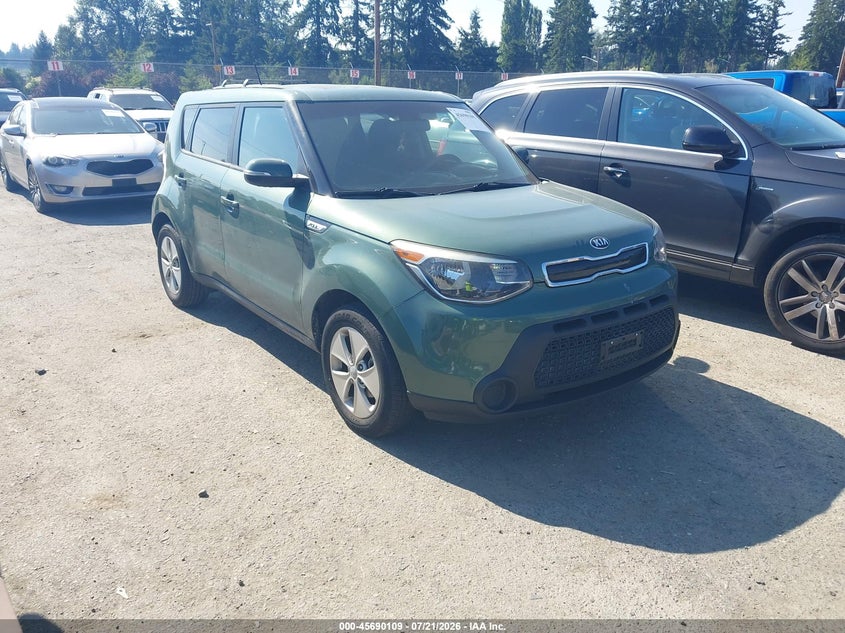 2014 Kia Soul VIN KNDJP3A58E7047853 IAAI salvage auction — NORMAL WEAR, Clear (Washington), sold $25 on 2026-07-29 (photo 1)