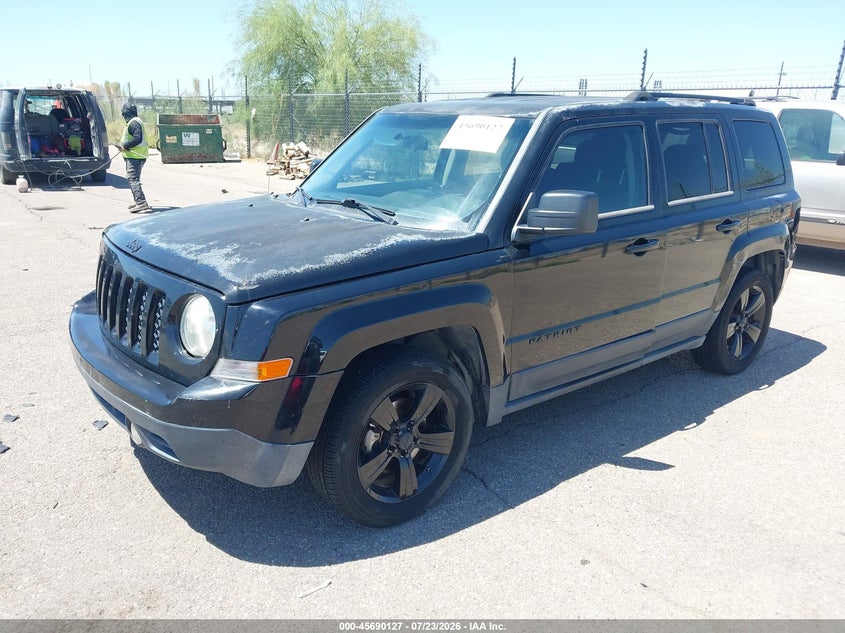 2014 Jeep Liberty (patriot) VIN 1C4NJPBA1ED848907 IAAI salvage auction — REAR END, Salvage Title, sold $1,050 on 2026-07-31 (photo 2)