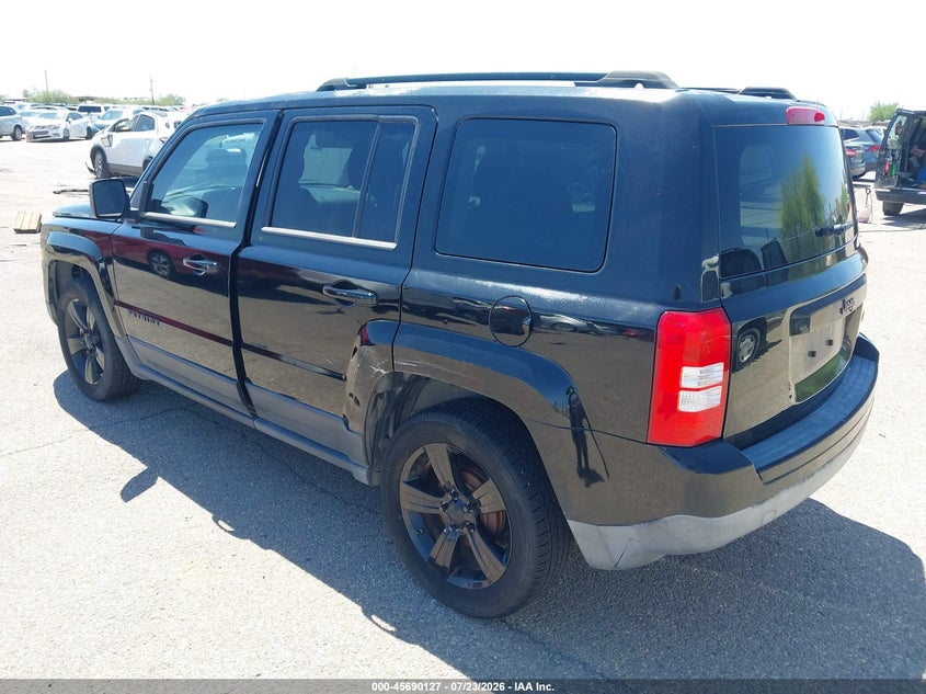 2014 Jeep Liberty (patriot) VIN 1C4NJPBA1ED848907 IAAI salvage auction — REAR END, Salvage Title, sold $1,050 on 2026-07-31 (photo 3)