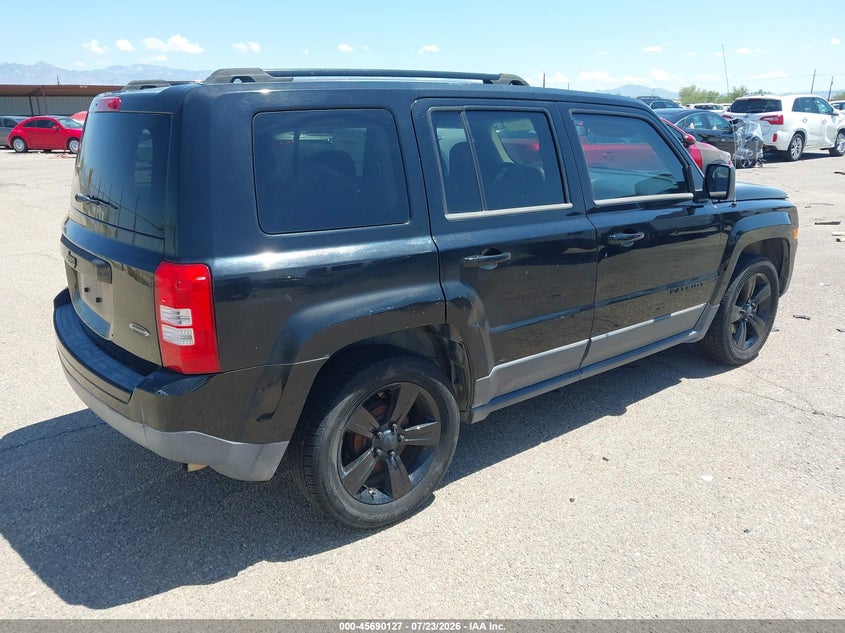 2014 Jeep Liberty (patriot) VIN 1C4NJPBA1ED848907 IAAI salvage auction — REAR END, Salvage Title, sold $1,050 on 2026-07-31 (photo 4)