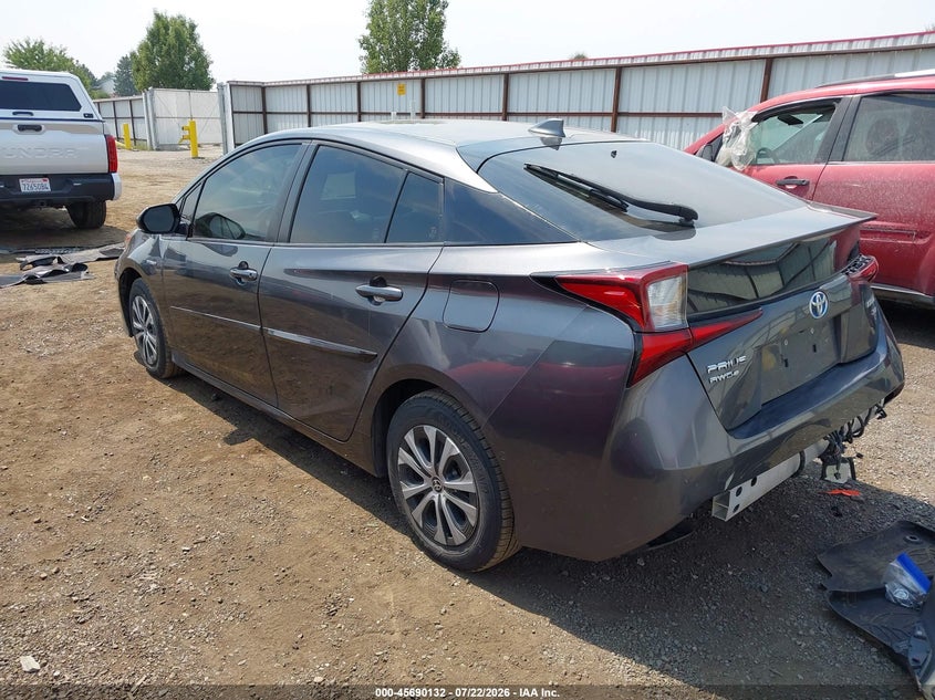 2019 Toyota Prius VIN JTDL9RFU1K3001032 IAAI salvage auction — REAR END, Bill Of Sale (Washington), sold $4,150 on 2026-07-31 (photo 3)