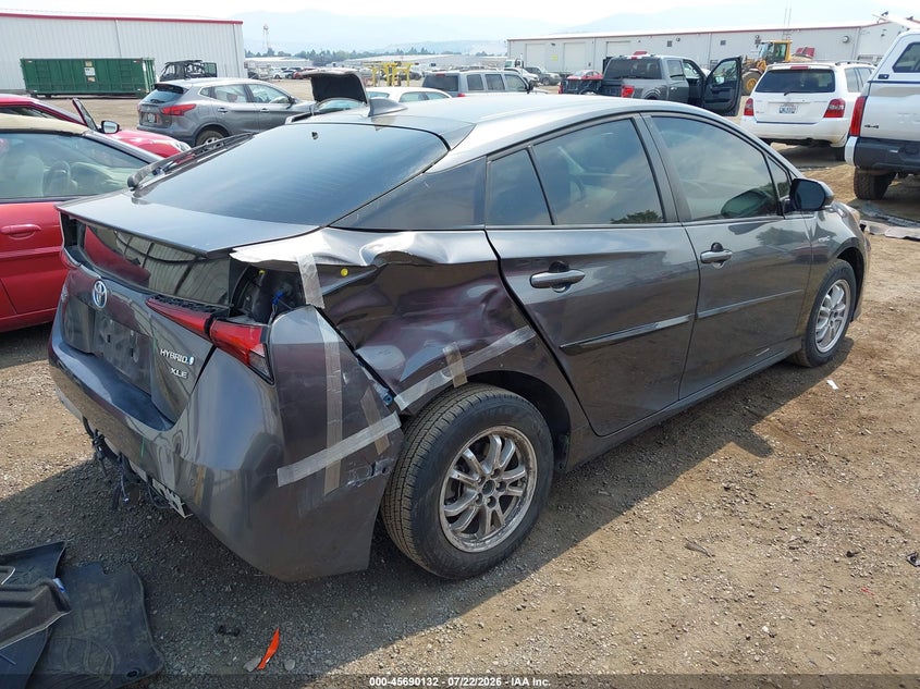 2019 Toyota Prius VIN JTDL9RFU1K3001032 IAAI salvage auction — REAR END, Bill Of Sale (Washington), sold $4,150 on 2026-07-31 (photo 4)