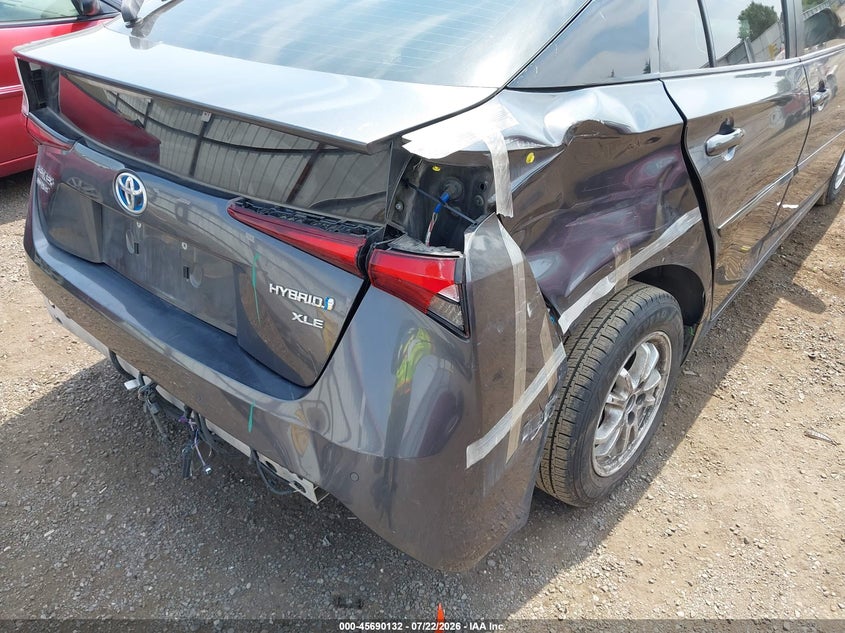 2019 Toyota Prius VIN JTDL9RFU1K3001032 IAAI salvage auction — REAR END, Bill Of Sale (Washington), sold $4,150 on 2026-07-31 (photo 6)