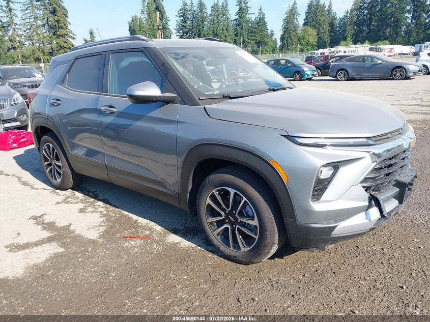 2026 Chevrolet Trailblazer VIN KL79MPSL8TB174223 IAAI salvage auction — LEFT FRONT, Wait Title, sold $25 on 2026-07-29 (photo 1)