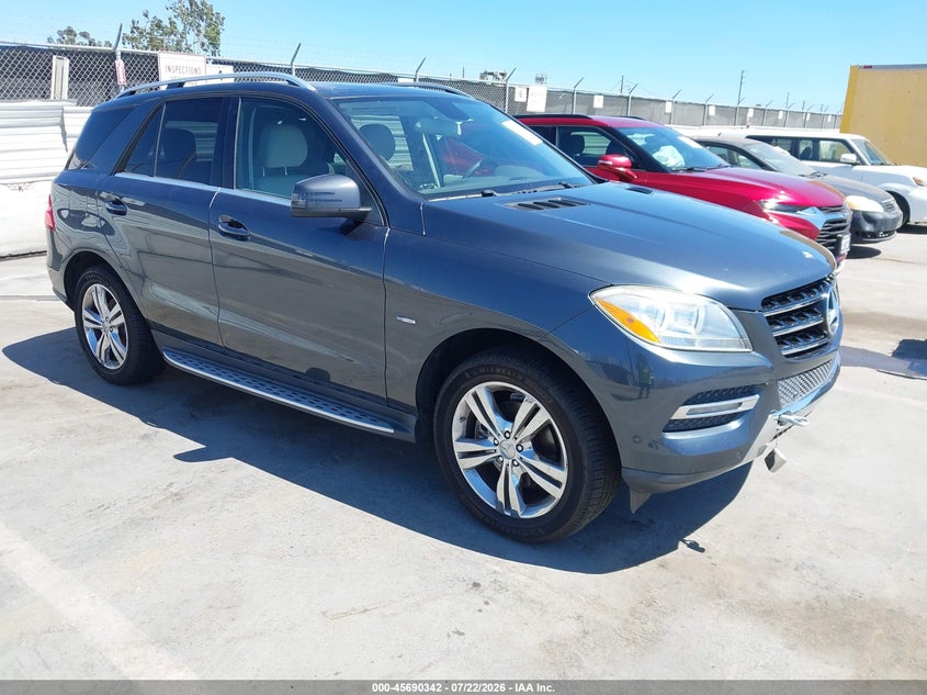 2012 Mercedes-benz M-klasse VIN 4JGDA2EB4CA017883 IAAI salvage auction — NO DAMAGE, Salvage (California), sold $3,650 on 2026-08-24 (photo 1)
