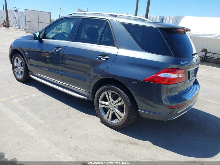 2012 Mercedes-benz M-klasse VIN 4JGDA2EB4CA017883 IAAI salvage auction — NO DAMAGE, Salvage (California), sold $3,650 on 2026-08-24 (photo 3)