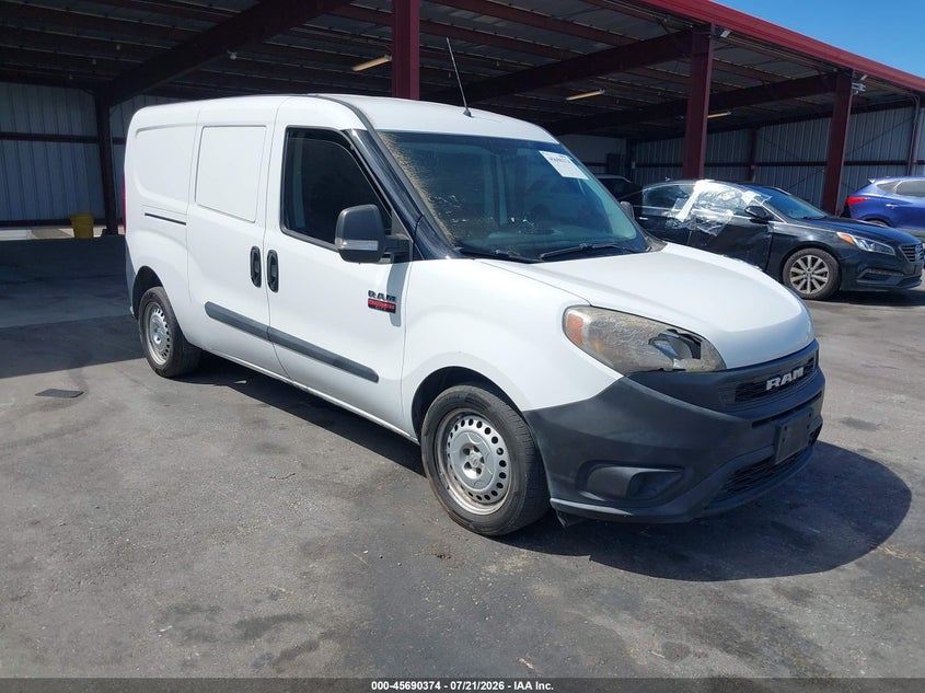 2019 Ram Promaster city VIN ZFBHRFABXK6M17883 IAAI salvage auction — RIGHT FRONT, Clear - Dealer Only (California), sold $25 on 2026-07-28 (photo 1)