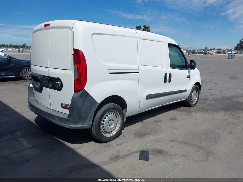 2019 Ram Promaster city VIN ZFBHRFABXK6M17883 IAAI salvage auction — RIGHT FRONT, Clear - Dealer Only (California), sold $25 on 2026-07-28 (photo 4)