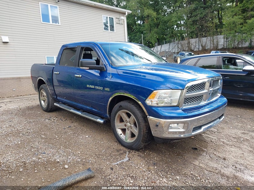 2011 Ram Ram 1500 VIN 1D7RV1CT0BS666275 IAAI salvage auction — NORMAL WEAR, Clear (Pennsylvania), sold $1,000 on 2026-08-15 (photo 1)