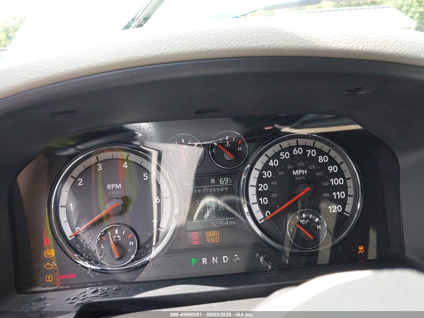 2011 Ram Ram 1500 VIN 1D7RV1CT0BS666275 IAAI salvage auction — NORMAL WEAR, Clear (Pennsylvania), sold $1,000 on 2026-08-15 (photo 7)