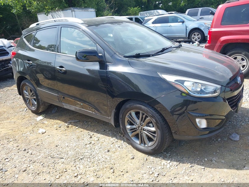 2014 Hyundai Tucson VIN KM8JUCAG5EU853561 IAAI salvage auction — NORMAL WEAR, Clear (Tennessee), sold $25 on 2026-07-30 (photo 1)