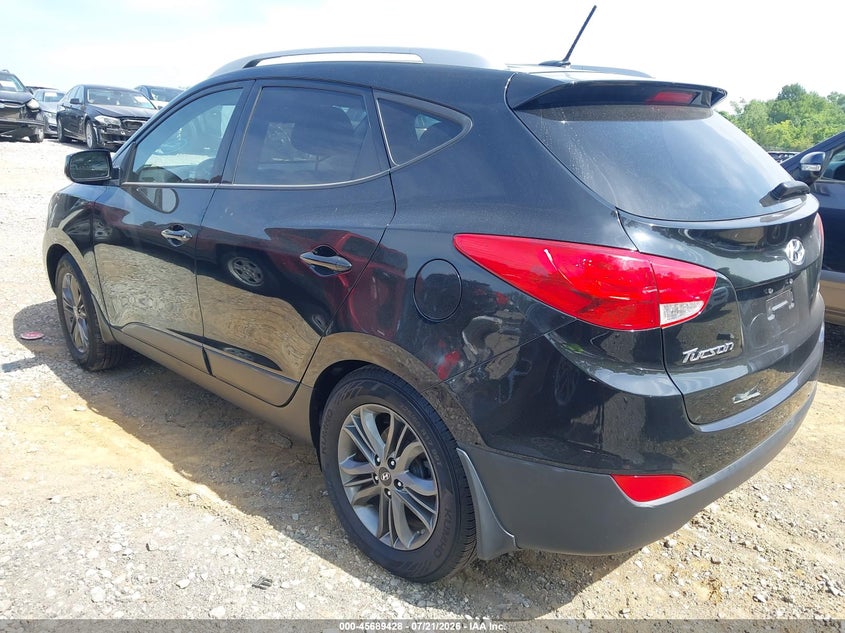 2014 Hyundai Tucson VIN KM8JUCAG5EU853561 IAAI salvage auction — NORMAL WEAR, Clear (Tennessee), sold $25 on 2026-07-30 (photo 3)