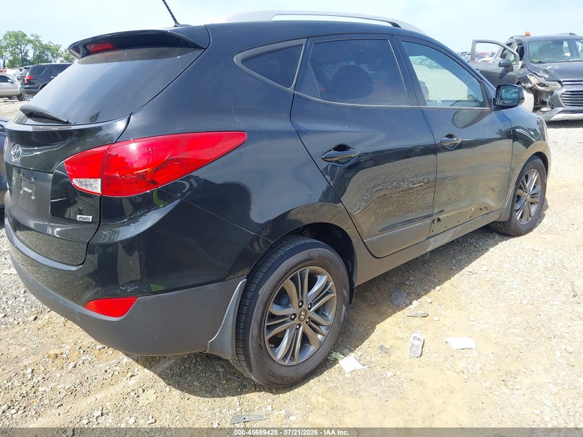 2014 Hyundai Tucson VIN KM8JUCAG5EU853561 IAAI salvage auction — NORMAL WEAR, Clear (Tennessee), sold $25 on 2026-07-30 (photo 4)