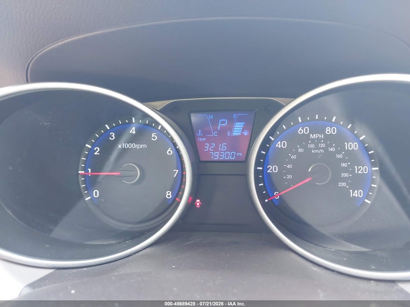 2014 Hyundai Tucson VIN KM8JUCAG5EU853561 IAAI salvage auction — NORMAL WEAR, Clear (Tennessee), sold $25 on 2026-07-30 (photo 7)