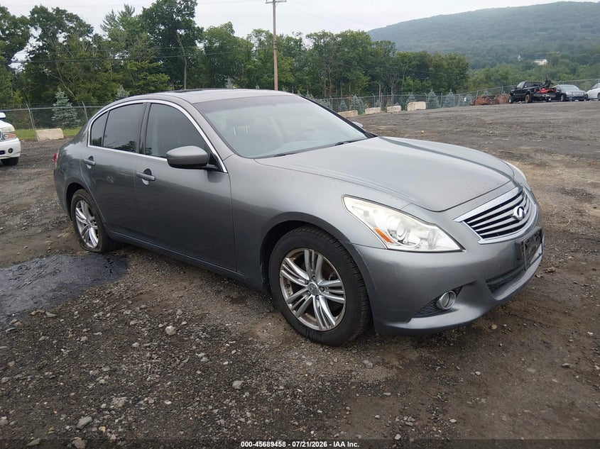 2013 Infiniti G VIN JN1CV6AR3DM769785 IAAI salvage auction — NORMAL WEAR, Clear (New Jersey), sold $2,650 on 2026-08-01 (photo 1)