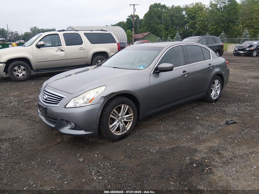 2013 Infiniti G VIN JN1CV6AR3DM769785 IAAI salvage auction — NORMAL WEAR, Clear (New Jersey), sold $2,650 on 2026-08-01 (photo 2)