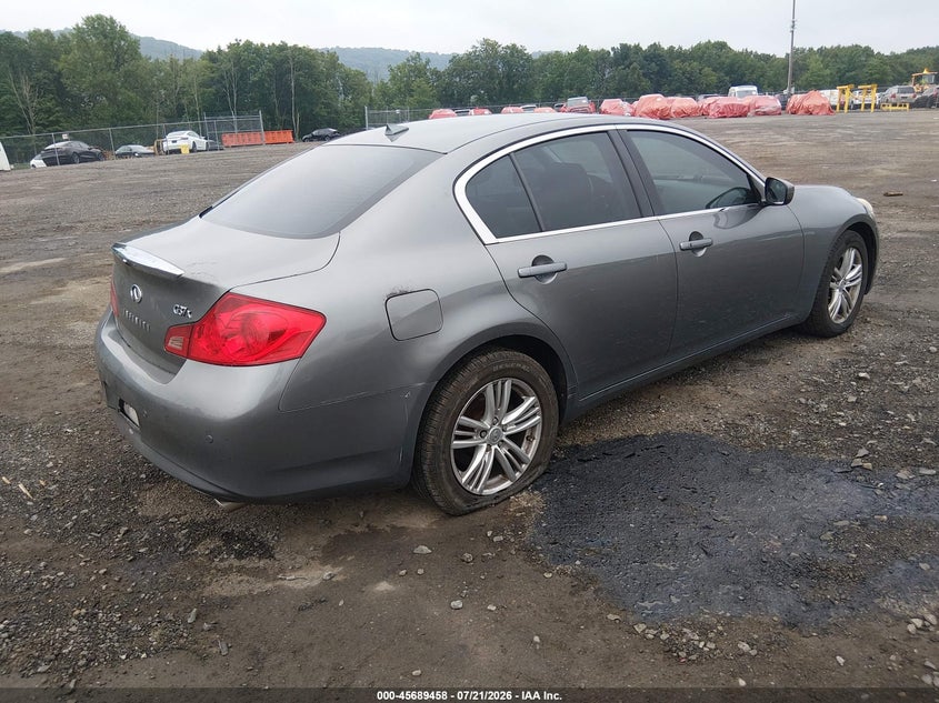 2013 Infiniti G VIN JN1CV6AR3DM769785 IAAI salvage auction — NORMAL WEAR, Clear (New Jersey), sold $2,650 on 2026-08-01 (photo 4)