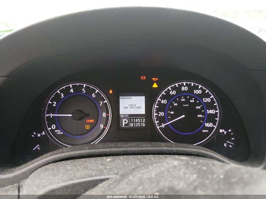 2013 Infiniti G VIN JN1CV6AR3DM769785 IAAI salvage auction — NORMAL WEAR, Clear (New Jersey), sold $2,650 on 2026-08-01 (photo 7)