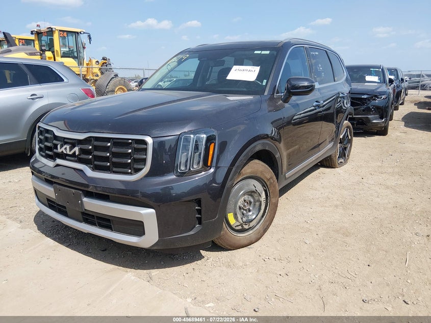 2025 Kia Telluride VIN 5XYP6DGCXSG683097 IAAI salvage auction — LEFT REAR, Salvage Title, sold $25 on 2026-07-28 (photo 2)