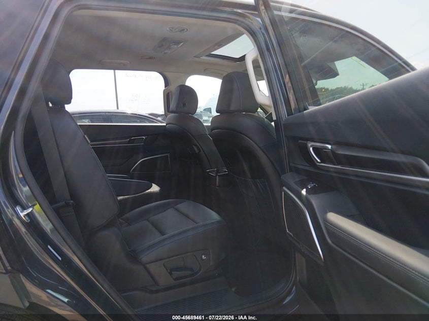 2025 Kia Telluride VIN 5XYP6DGCXSG683097 IAAI salvage auction — LEFT REAR, Salvage Title, sold $25 on 2026-07-28 (photo 8)