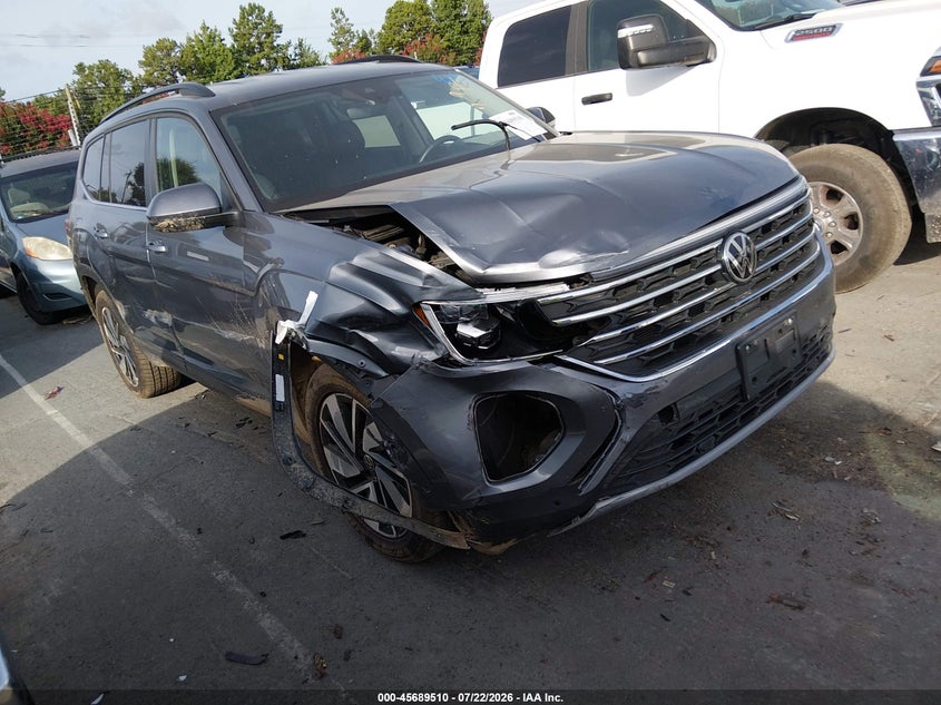 2025 Volkswagen Atlas VIN 1V2WR2CA5SC522526 IAAI salvage auction — FRONT END, Enterprise Vehicles Clear Only (Texas), sold $8,700 on 2026-07-29 (photo 1)