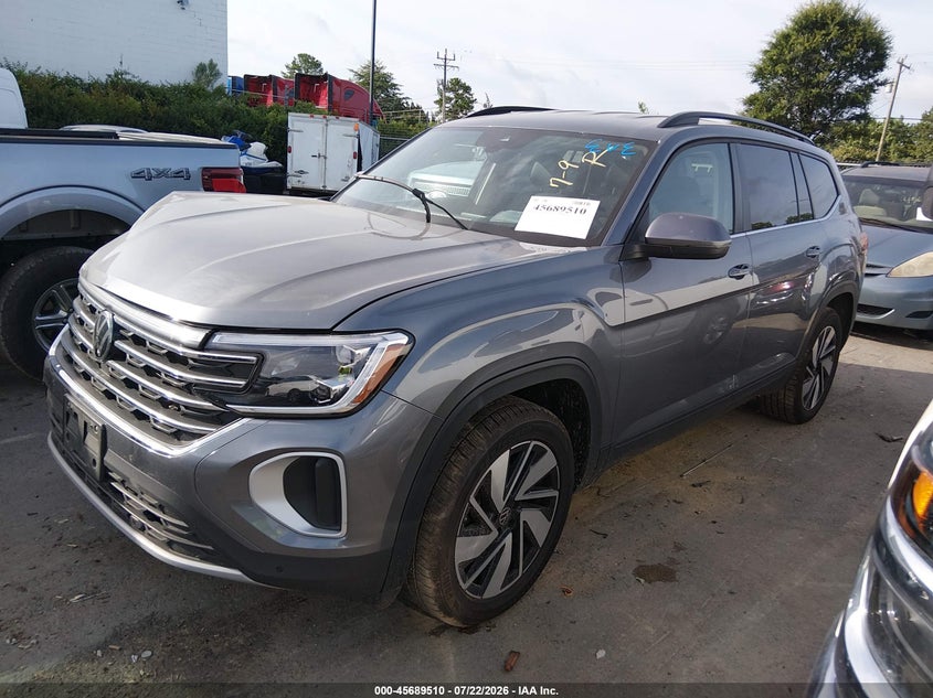 2025 Volkswagen Atlas VIN 1V2WR2CA5SC522526 IAAI salvage auction — FRONT END, Enterprise Vehicles Clear Only (Texas), sold $8,700 on 2026-07-29 (photo 2)