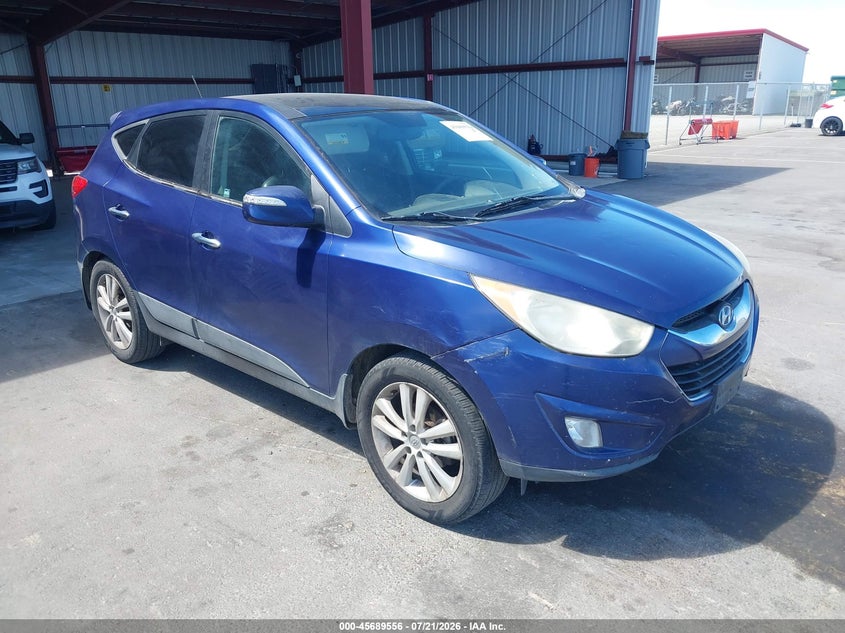 2011 Hyundai Tucson VIN KM8JU3AC8BU157740 IAAI salvage auction — NORMAL WEAR, Clear - Dealer Only (California), sold $550 on 2026-07-28 (photo 1)
