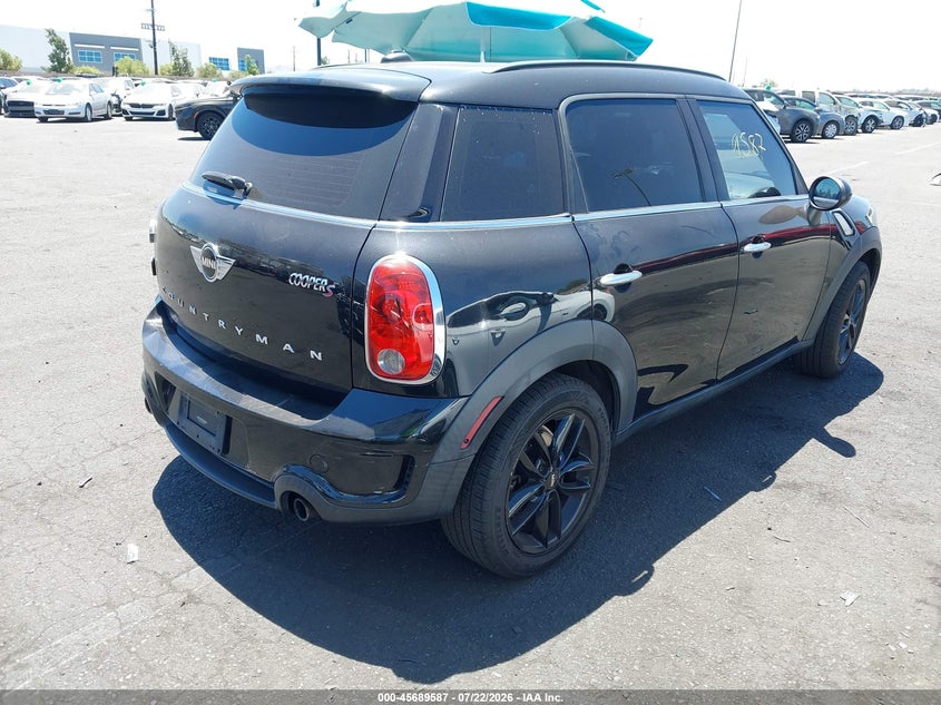 2016 Mini Countryman VIN WMWZC3C56GWT08916 IAAI salvage auction — LEFT REAR, Salvage Title, sold $1,450 on 2026-07-31 (photo 4)