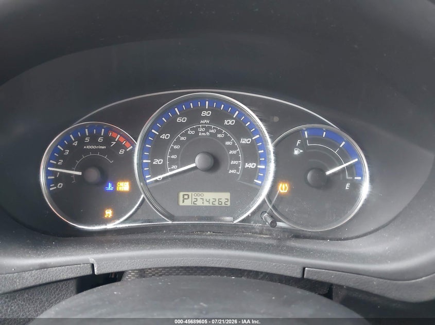 2011 Subaru Forester VIN JF2SHABC9BH776146 IAAI salvage auction — NORMAL WEAR, Clear (Pennsylvania), sold $25 on 2026-07-24 (photo 7)