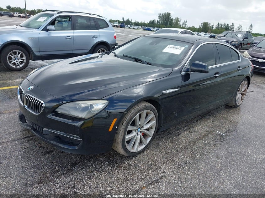 2013 BMW 6 series VIN WBA6A0C56DDF14321 IAAI salvage auction — NORMAL WEAR, Salvage (Florida), sold $700 on 2026-08-20 (photo 2)