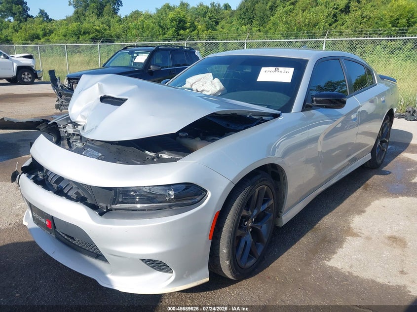 2023 Dodge Charger VIN 2C3CDXHG1PH663437 IAAI salvage auction — FRONT END, Wait Title, sold $7,100 on 2026-08-25 (photo 2)