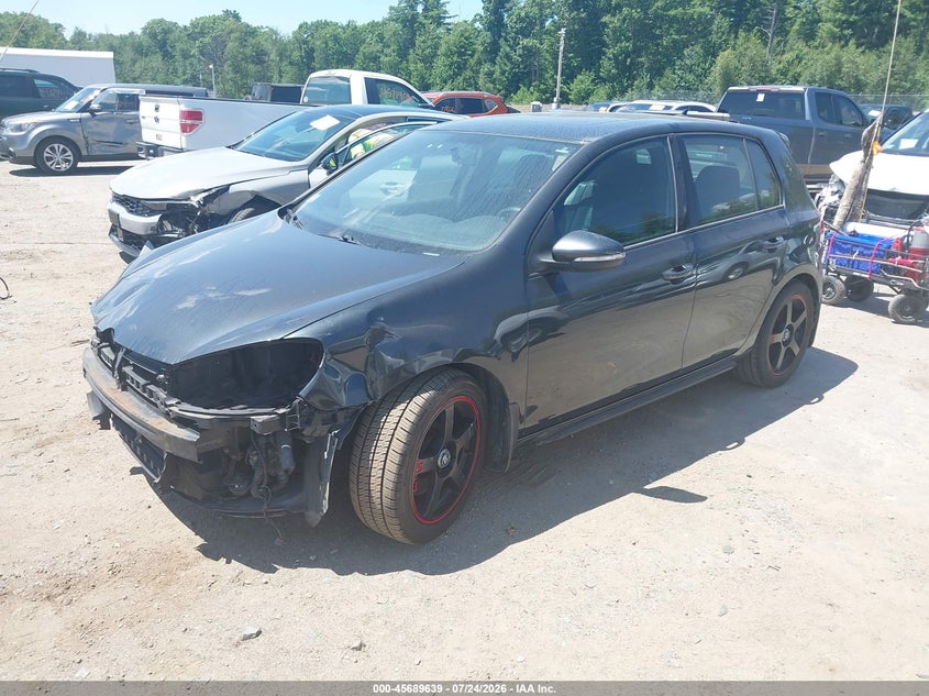 2012 Volkswagen Gti VIN WVWHD7AJ6CW213110 IAAI salvage auction — FRONT END, Salvage Title, sold $1,050 on 2026-08-03 (photo 2)