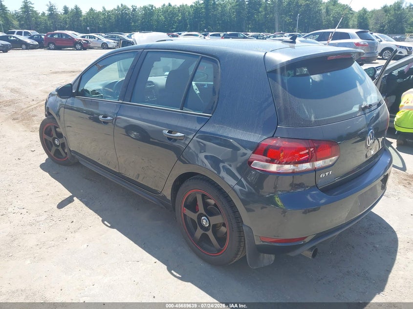2012 Volkswagen Gti VIN WVWHD7AJ6CW213110 IAAI salvage auction — FRONT END, Salvage Title, sold $1,050 on 2026-08-03 (photo 3)