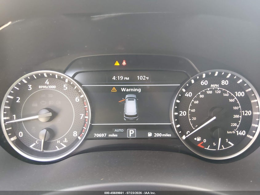 2024 Nissan Armada VIN JN8AY2AD0R9707381 IAAI salvage auction — MECHANICAL, Enterprise Vehicles Clear Only (Oregon), sold $20,000 on 2026-07-29 (photo 7)