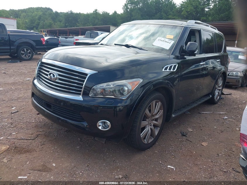 2013 Infiniti Qx56 VIN JN8AZ2NC7D9350269 IAAI salvage auction — RIGHT FRONT, Salvage (Alabama), sold $2,125 on 2026-08-28 (photo 2)