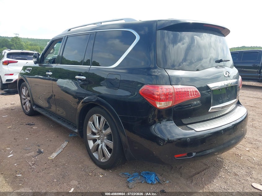 2013 Infiniti Qx56 VIN JN8AZ2NC7D9350269 IAAI salvage auction — RIGHT FRONT, Salvage (Alabama), sold $2,125 on 2026-08-28 (photo 3)
