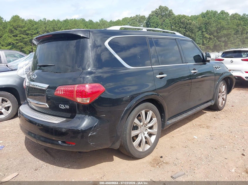 2013 Infiniti Qx56 VIN JN8AZ2NC7D9350269 IAAI salvage auction — RIGHT FRONT, Salvage (Alabama), sold $2,125 on 2026-08-28 (photo 4)