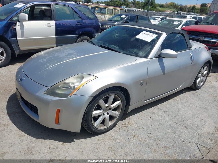 2004 Nissan 350z VIN JN1AZ36D74T102070 IAAI salvage auction — NORMAL WEAR, Clear - Dealer Only (California), sold $25 on 2026-07-30 (photo 2)