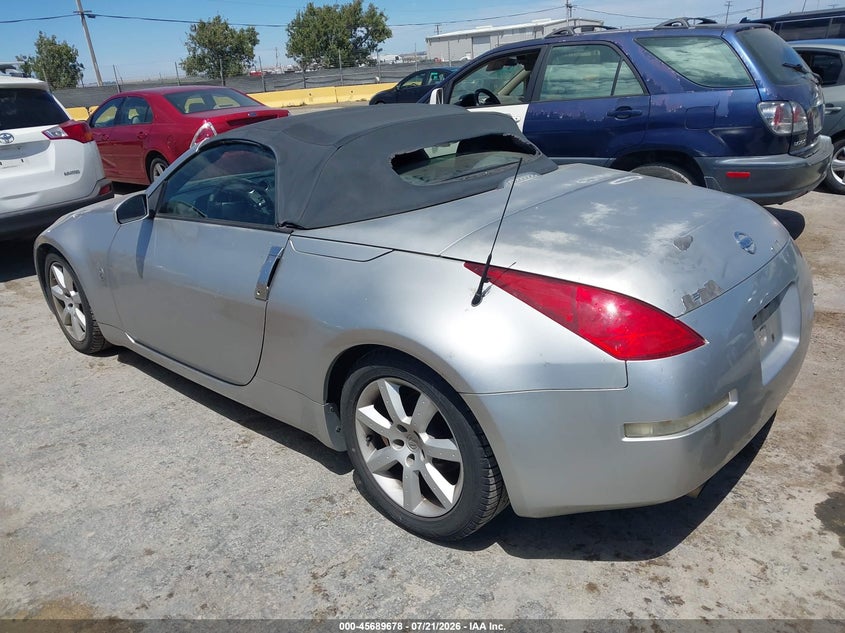 2004 Nissan 350z VIN JN1AZ36D74T102070 IAAI salvage auction — NORMAL WEAR, Clear - Dealer Only (California), sold $25 on 2026-07-30 (photo 3)