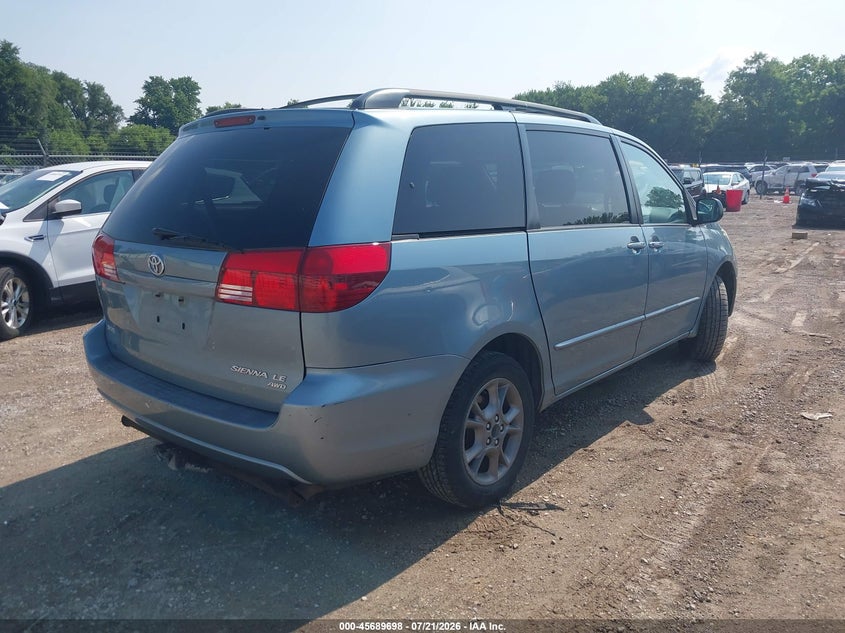 2005 Toyota Sienna VIN 5TDBA23C45S049178 IAAI salvage auction — NORMAL WEAR, Clear (Illinois), sold $650 on 2026-07-29 (photo 4)