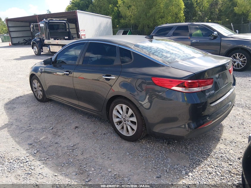 2016 Kia Optima VIN 5XXGT4L33GG049060 IAAI salvage auction — NORMAL WEAR, Clear (Alabama), sold $675 on 2026-07-31 (photo 3)