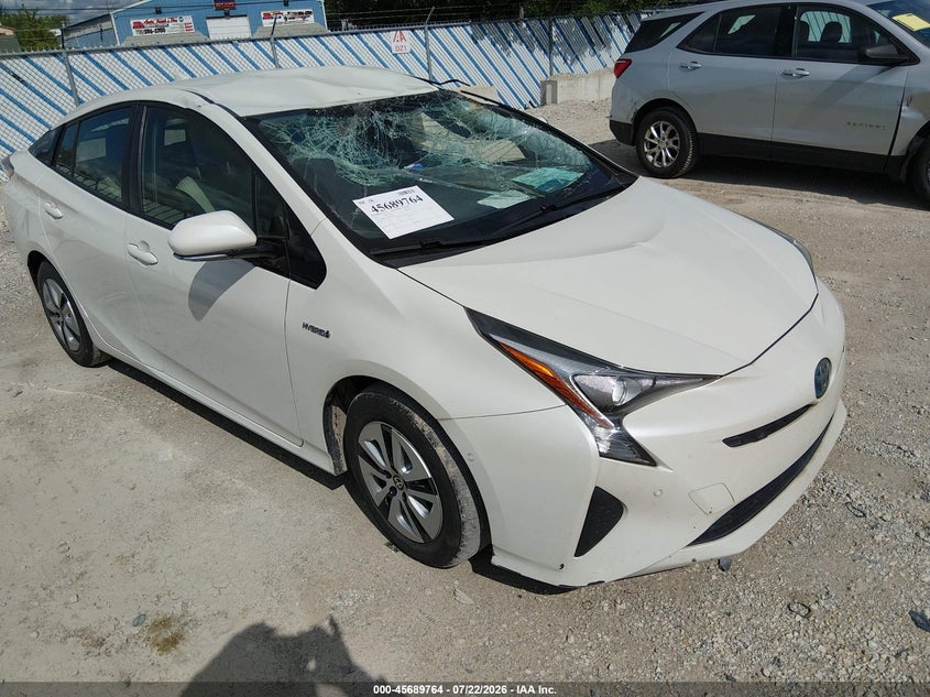 2017 Toyota Prius VIN JTDKARFU1H3539922 IAAI salvage auction — NORMAL WEAR, Clear (Indiana), sold $4,450 on 2026-07-28 (photo 1)