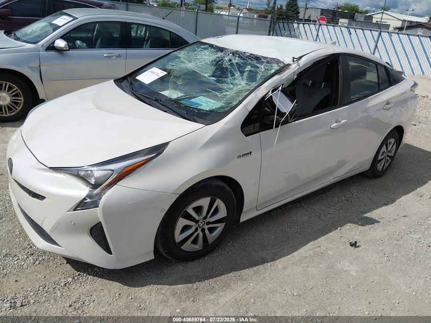 2017 Toyota Prius VIN JTDKARFU1H3539922 IAAI salvage auction — NORMAL WEAR, Clear (Indiana), sold $4,450 on 2026-07-28 (photo 2)