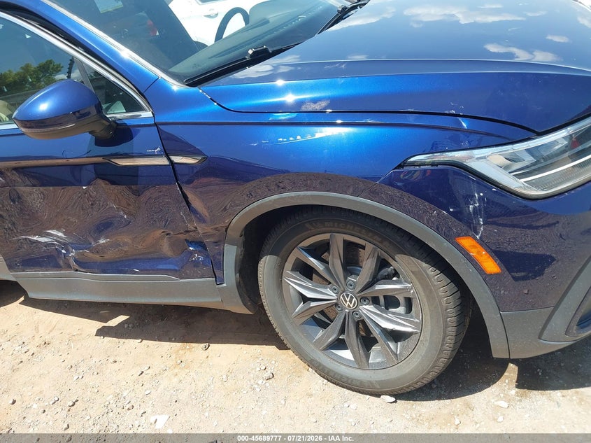 2022 Volkswagen Tiguan VIN 3VV3B7AX1NM090115 IAAI salvage auction — SIDE, Clear (Oklahoma), sold $8,000 on 2026-09-07 (photo 6)